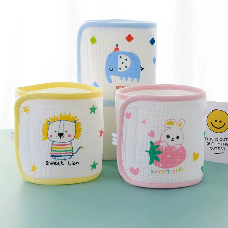 Ceinture de cordon ombilical pour bébé, reliure de ventre imprimée de dessin animé, cadeau de douche pour nouveau-né, livraison directe