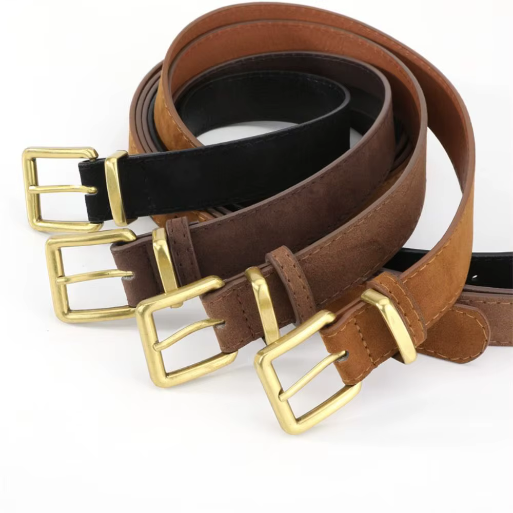 Ceinture en cuir suédé pour femme