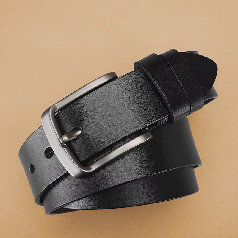 Ceinture à boucle ardillon rétro personnalisée pour hommes