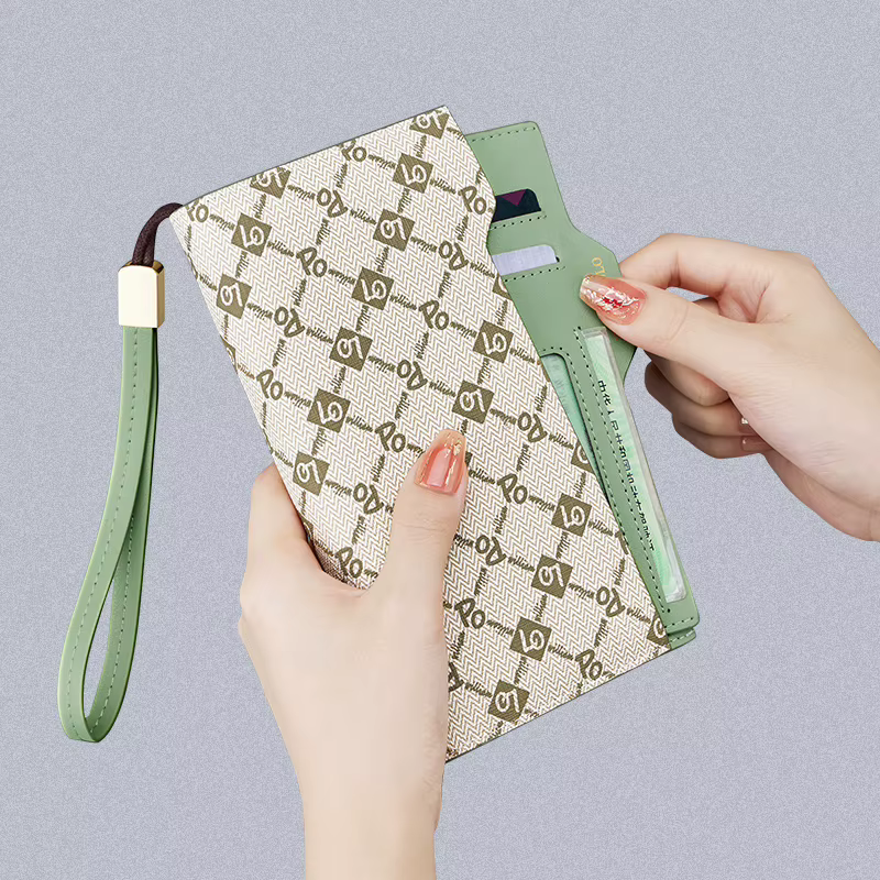 Portefeuille imprimé pour femme