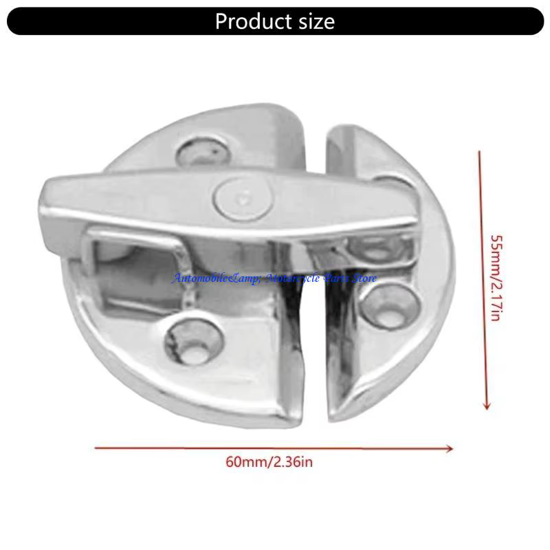 H7BD – loquets porte en acier inoxydable qualité Marine, bouton rotatif à 180 degrés avec fermeture à bouton-poussoir pour