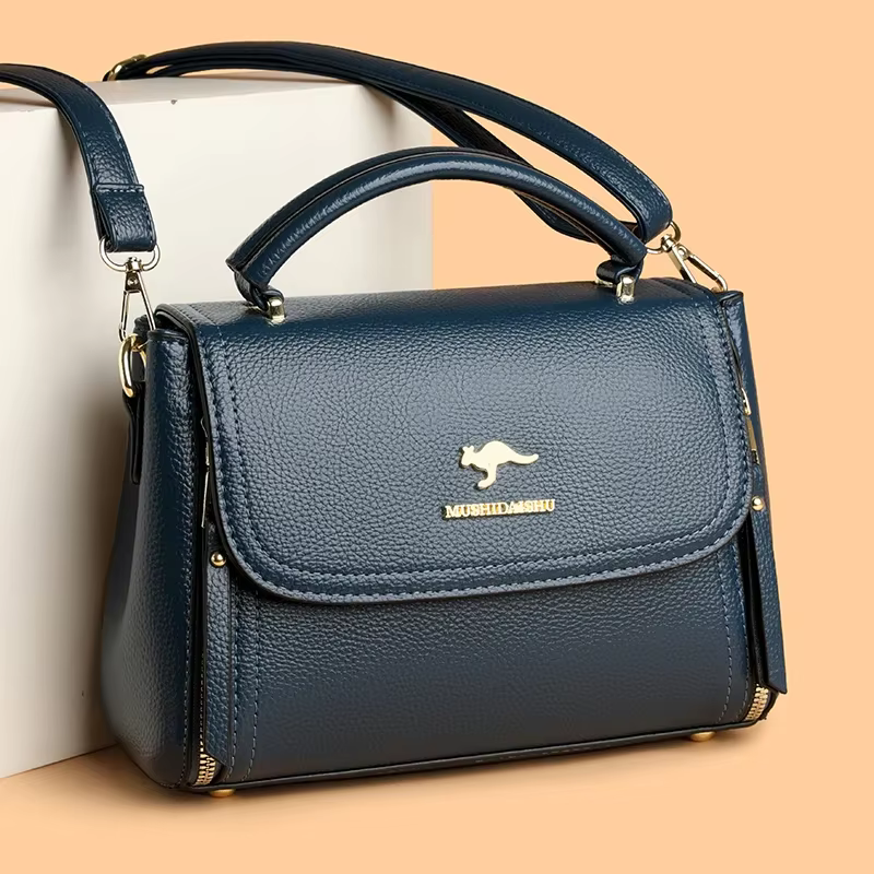 Sacs à poignée supérieure en cuir souple pour femmes