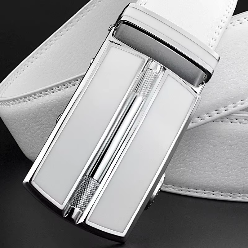Ceinture en cuir véritable unisexe pour hommes et femmes