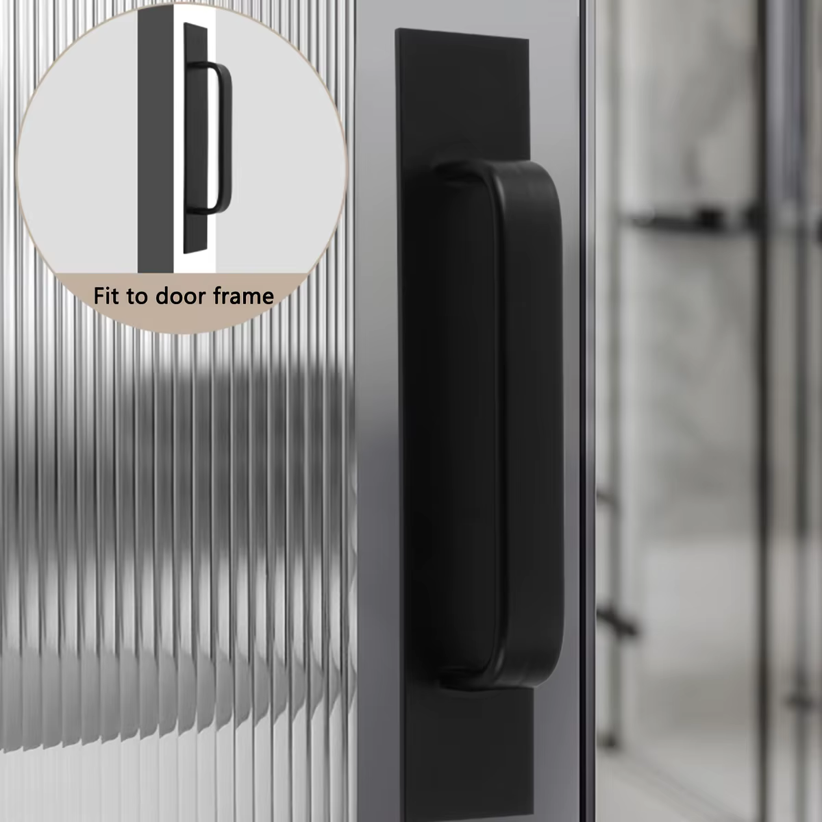 Poignée de Porte Moderne en Alliage d'Aluminium, Adhésive, Push-Pull, pour délégations, Fenêtre, Armoire, Bouton de Traction, Quincaillerie de Meubles