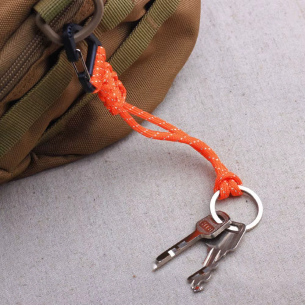 Porte-Clés Triangle en Paracorde Anti-Perte
