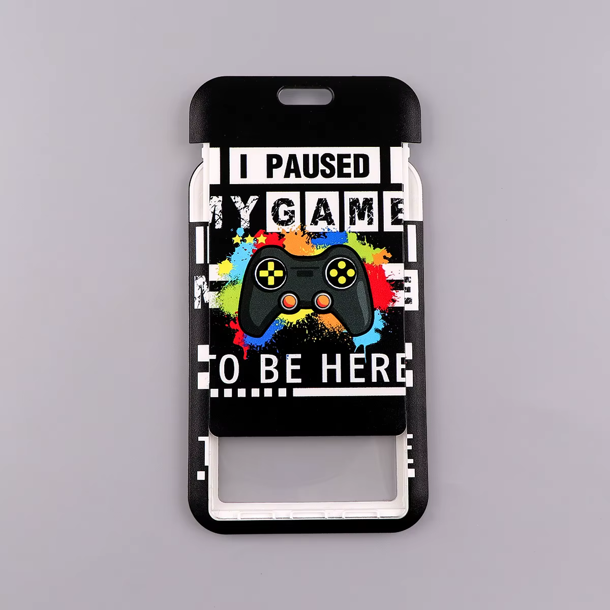 Porte-carte imprimé léopard