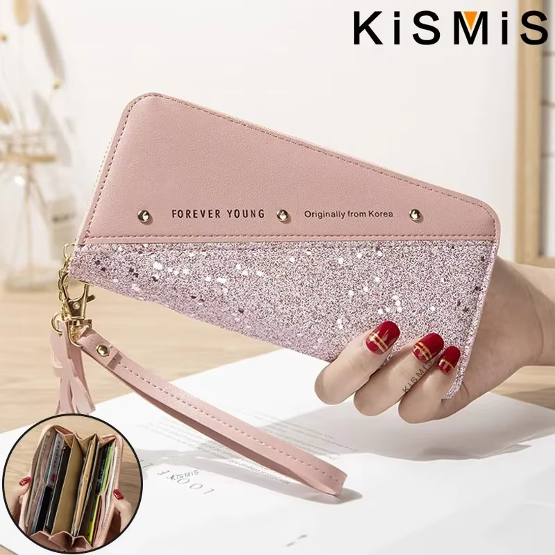 Portefeuille Long en Cuir pour Femme