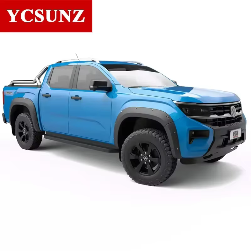 Couvre-poignée de porte noir mat pour VW Volkswagen Amarok 2024 2025 2026 Double Cabine Accessoires de voiture
