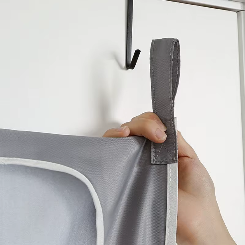 Panier à linge mural, organisateur de rangement suspendu à la porte pour vêtements sales, serviettes, gain de place à la maison