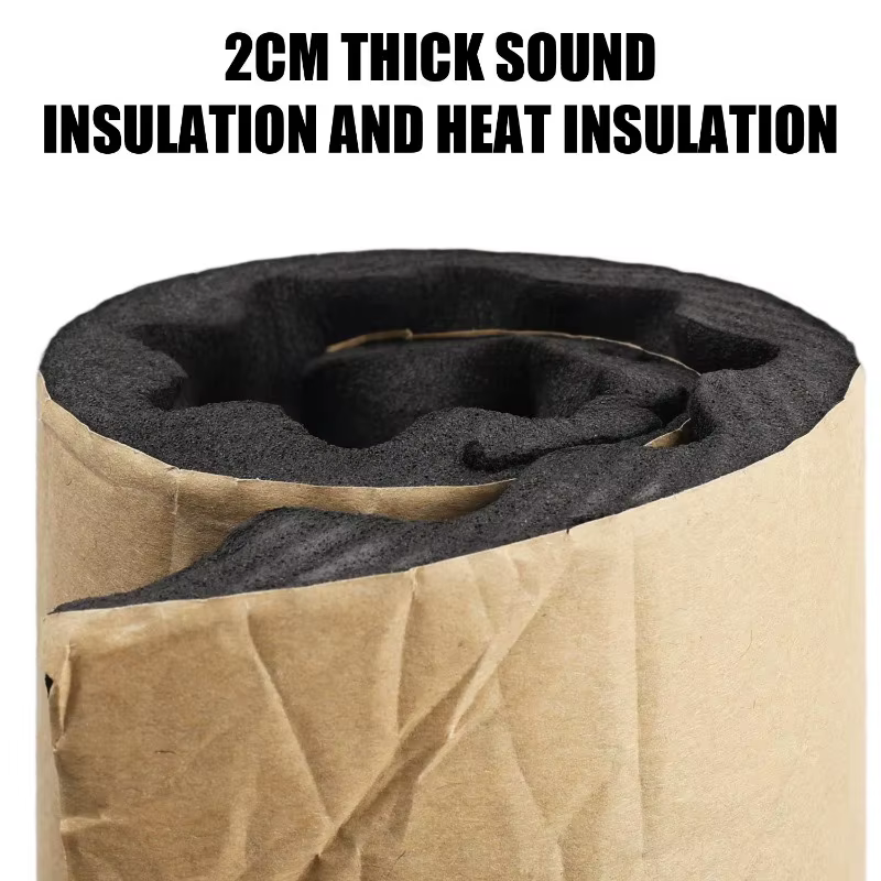 Mousse d'isolation phonique et antichoc autocollante pour voiture, isolation phonique et matériau insonorisant pour capot de voiture