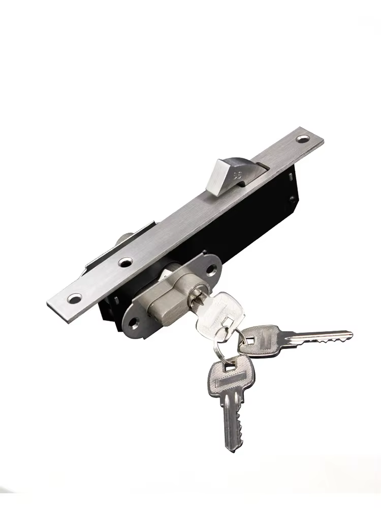 Serrure de porte marketen alliage d'aluminium, serrures de fenêtre, sécurité antivol, porte en bois, serrure de sol avec croix, prédire pour quincaillerie de meubles