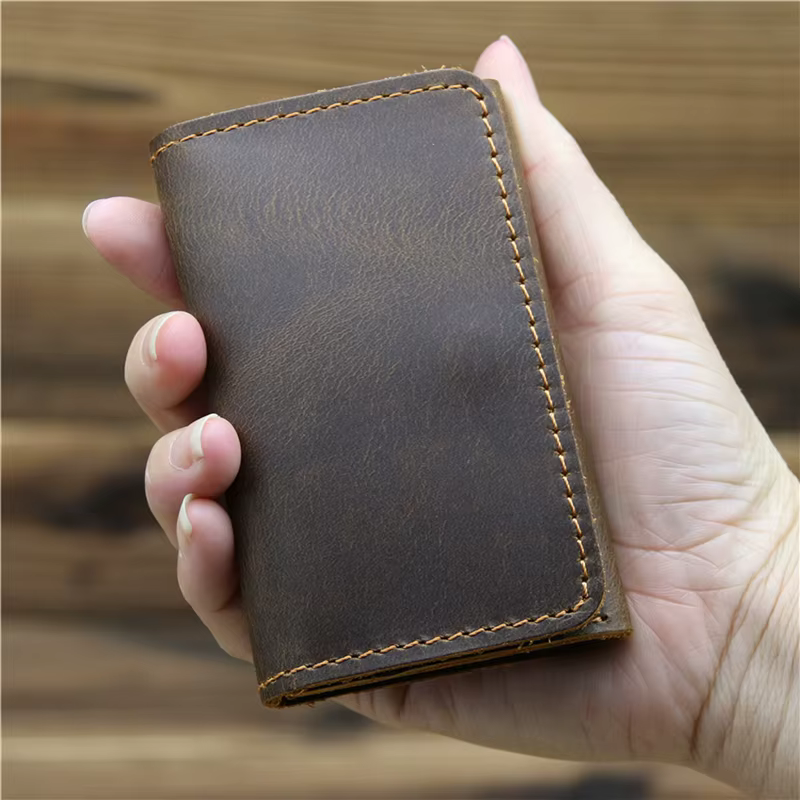 Porte-cartes de crédit vintage pour hommes