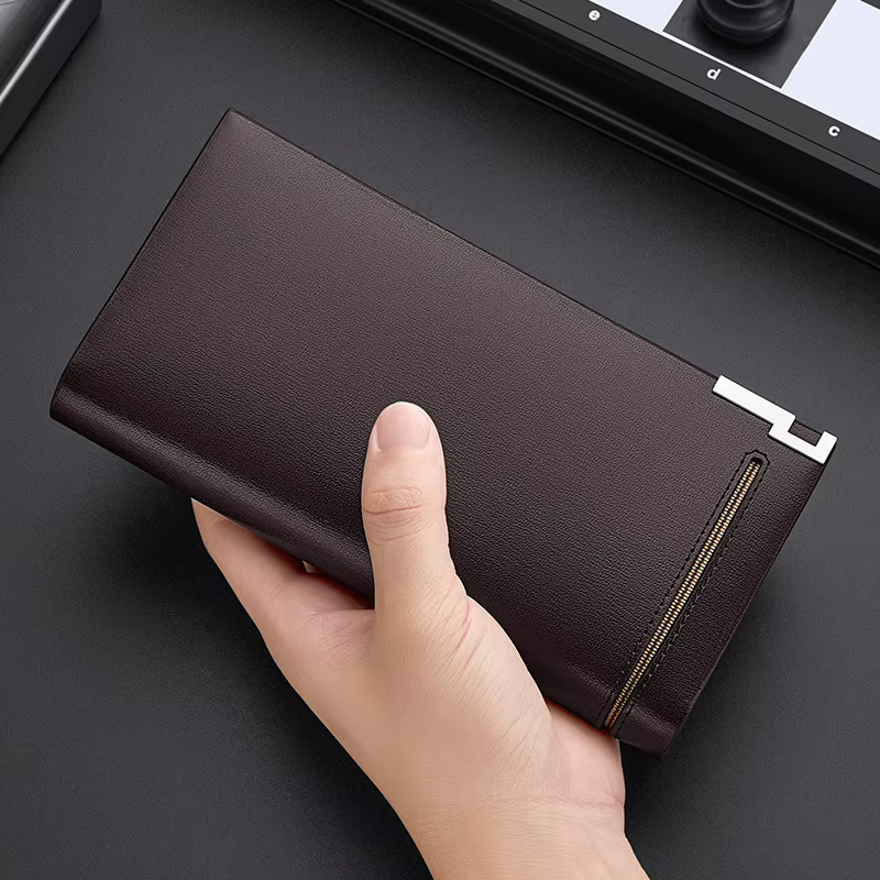 Portefeuille en cuir personnalisé pour homme