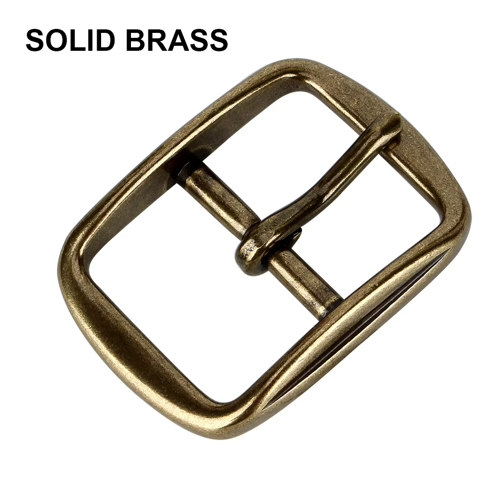 Boucle de ceinture Sogefimen 40 mm de largeur intérieure en laiton massif