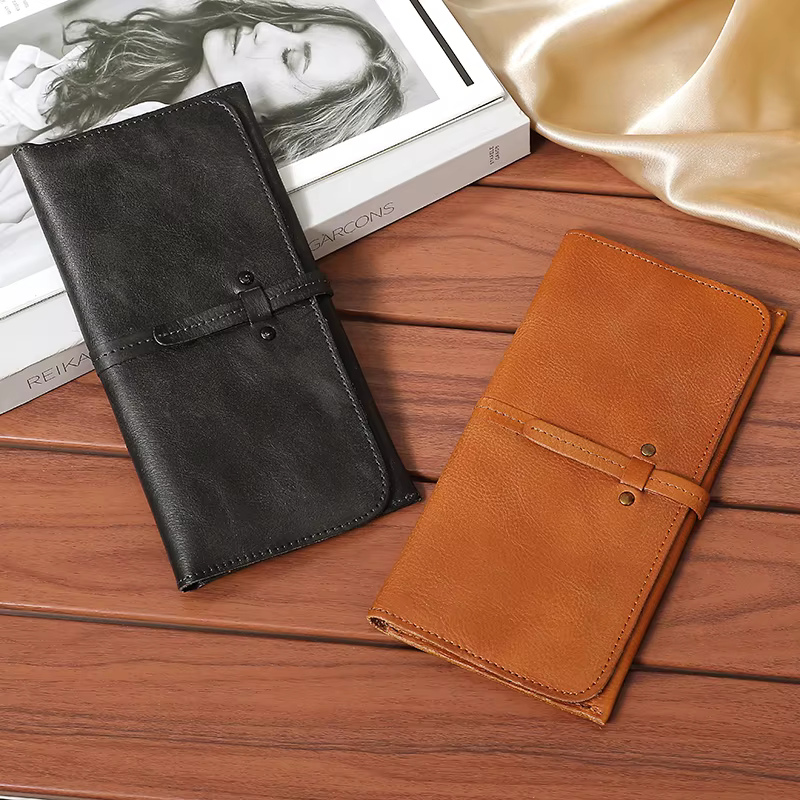 Portefeuille Long en Cuir de Vache group pour Homme et Femme