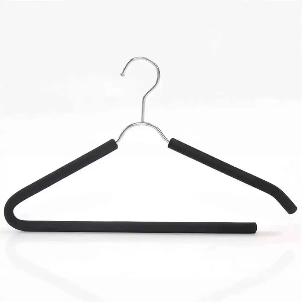 Lot de 5 cintres en caoutchouc antidérapants et résistants pour pantalons, costumes et manteaux, organisateur de rangement pour armoire