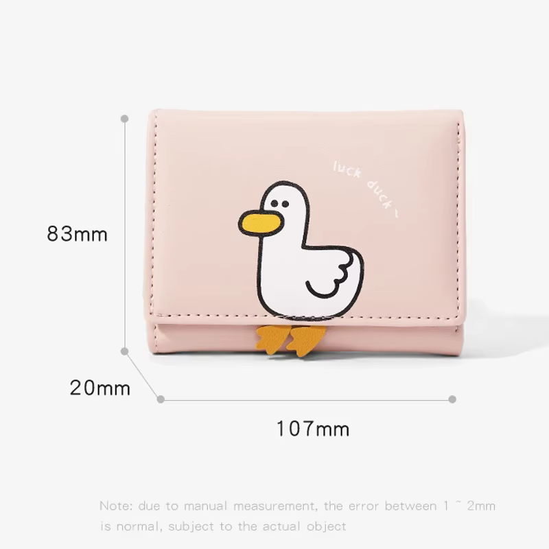Portefeuille en cuir PU pour femmes