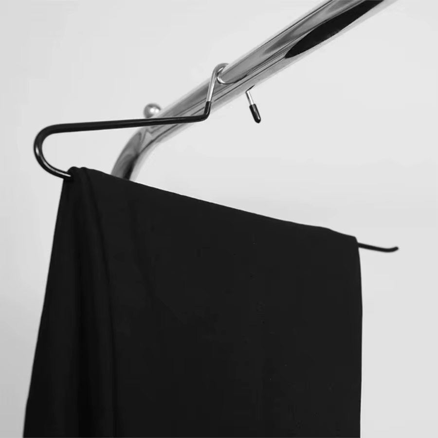 Cintre pour pantalons de Type oie, pour usage domestique, cintre pour pantalons, sans marquage, Clip antidérapant, porte-vêtements en plastique, rangement de placard