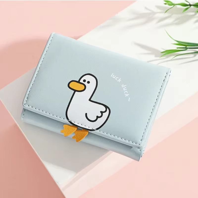 Portefeuille en cuir PU pour femme