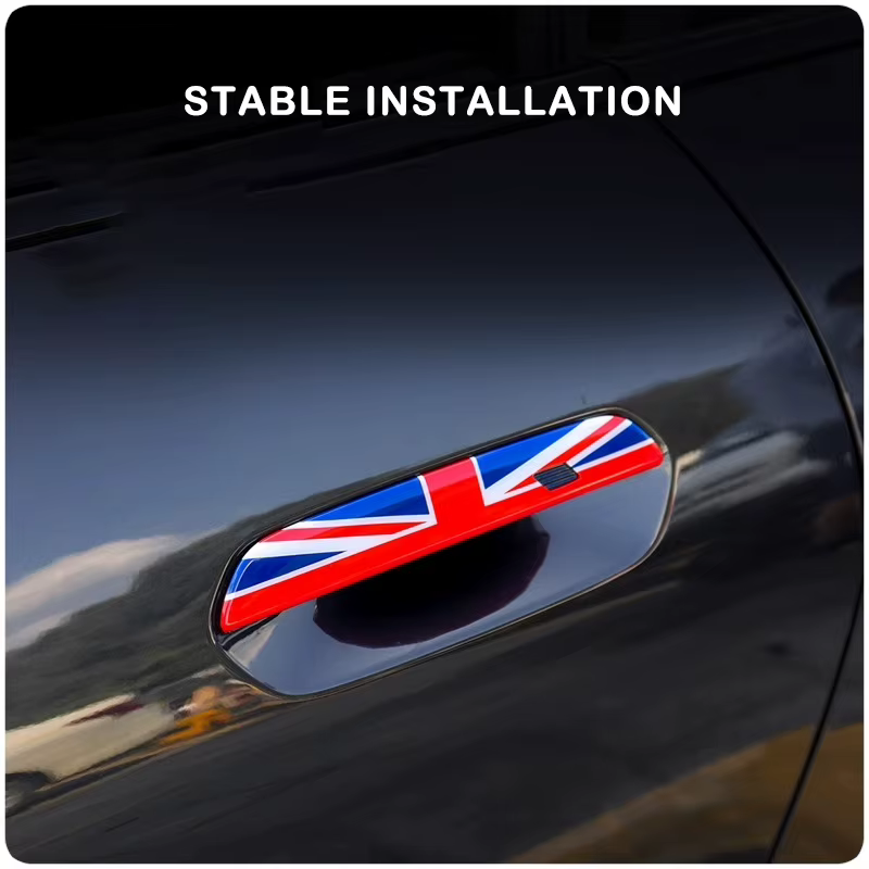 Couverture de panneau de poignée de porte extérieure de voiture, autocollants décoratifs pour Mini Countryman JCW U25 J01 EV J05