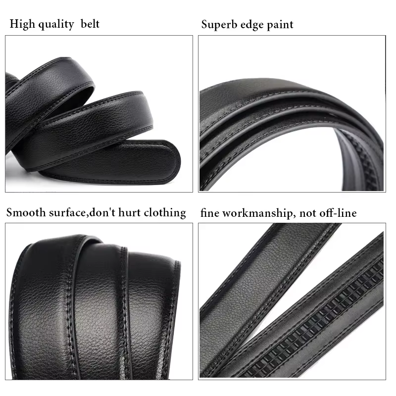 Ceinture unisexe en cuir PU pour homme et femme