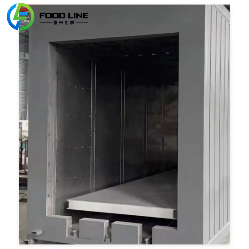 Four tunnel de cuisson pour biscuits et pain à feu direct