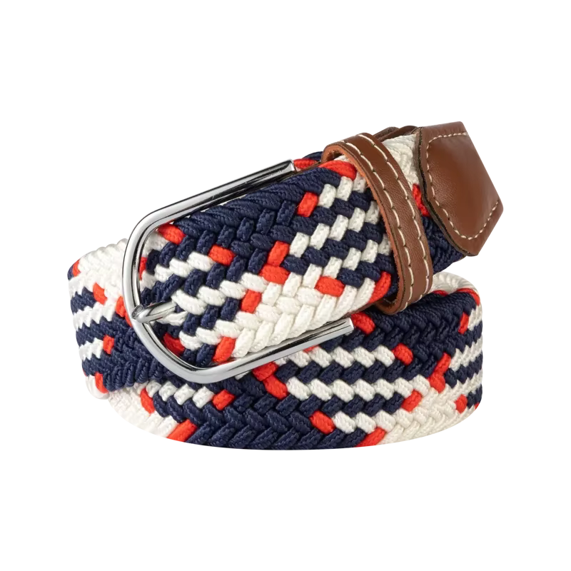 3.3cm x 107cm unisexe ceinture décontracté tricoté boucle ardillon hommes