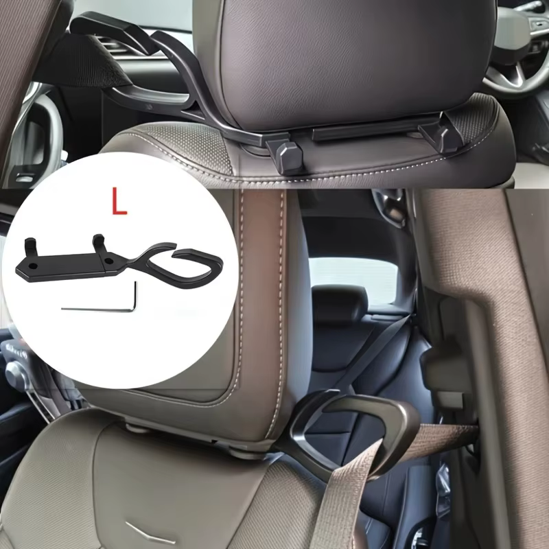 Organisateur de ceinture de sécurité de voiture avec crochet universel pour siège de véhicule, accessoire pratique et pratique