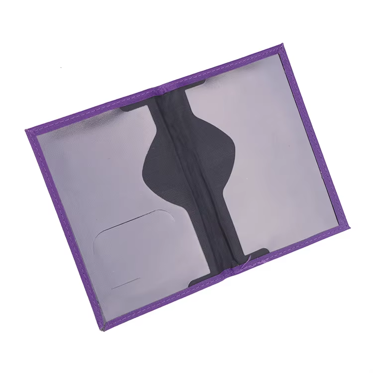 Couverture de passeport français en cuir PU