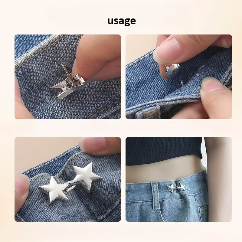 Ceinture étoile mentale réglable sans couture