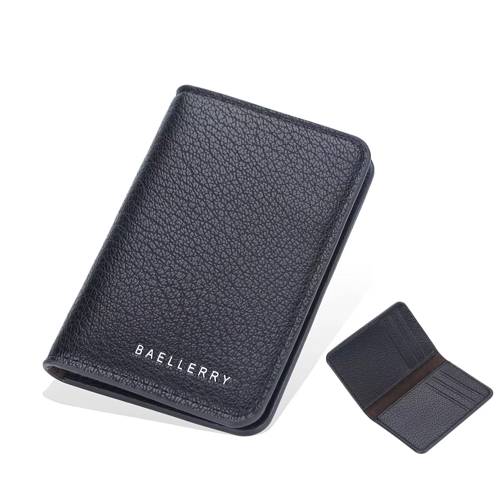 Portefeuille compact de luxe Baellerry pour homme