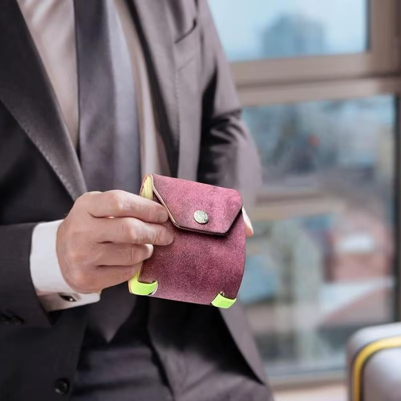 Portefeuille en cuir PU