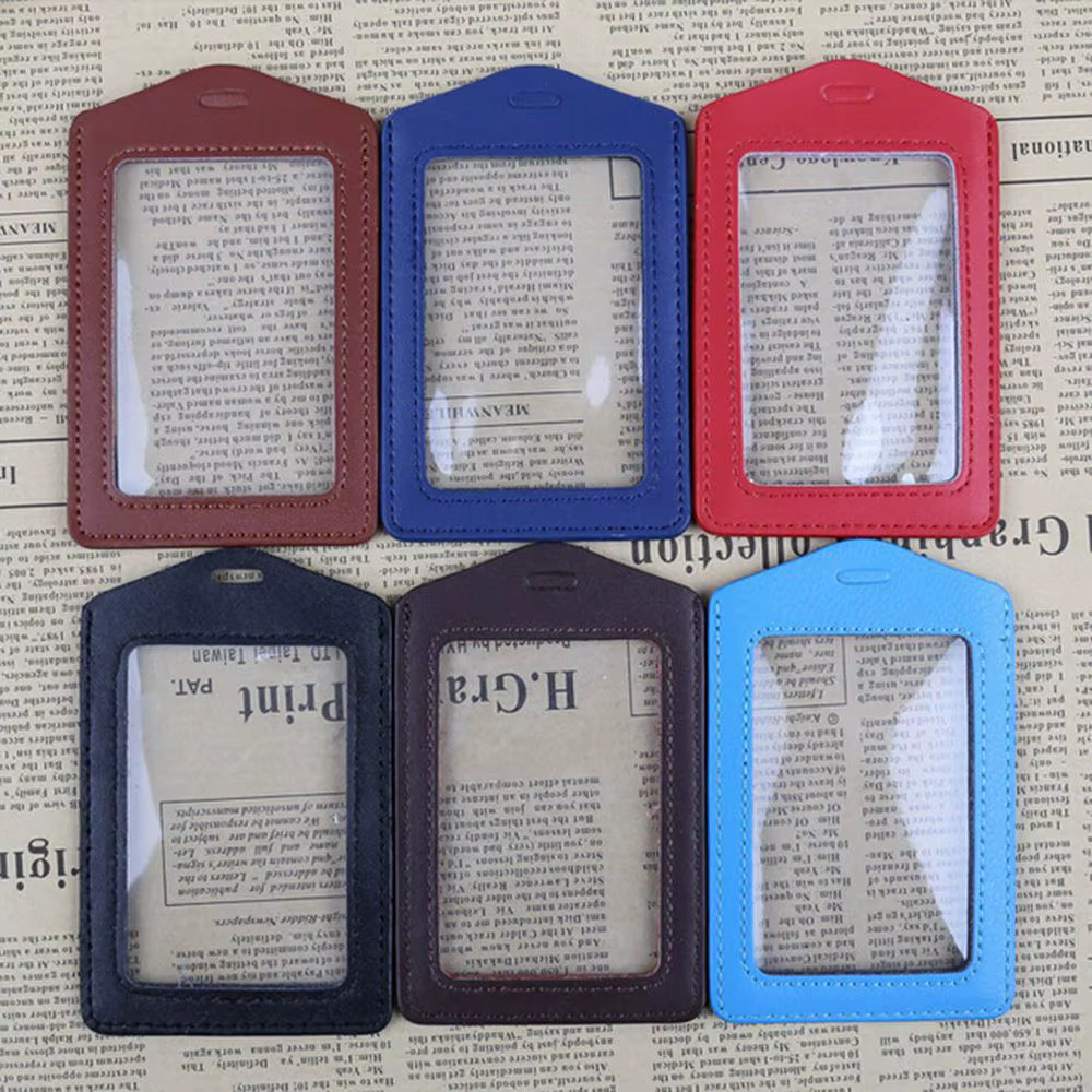 Porte-cartes en cuir PU pour hommes et femmes
