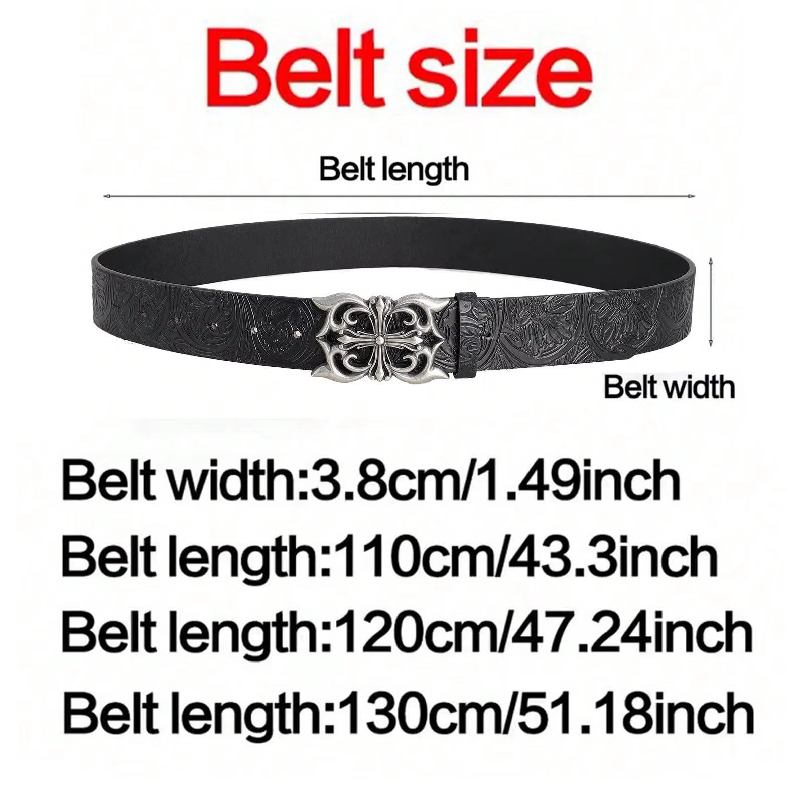Ceinture personnalisée à la mode pour hommes et femmes