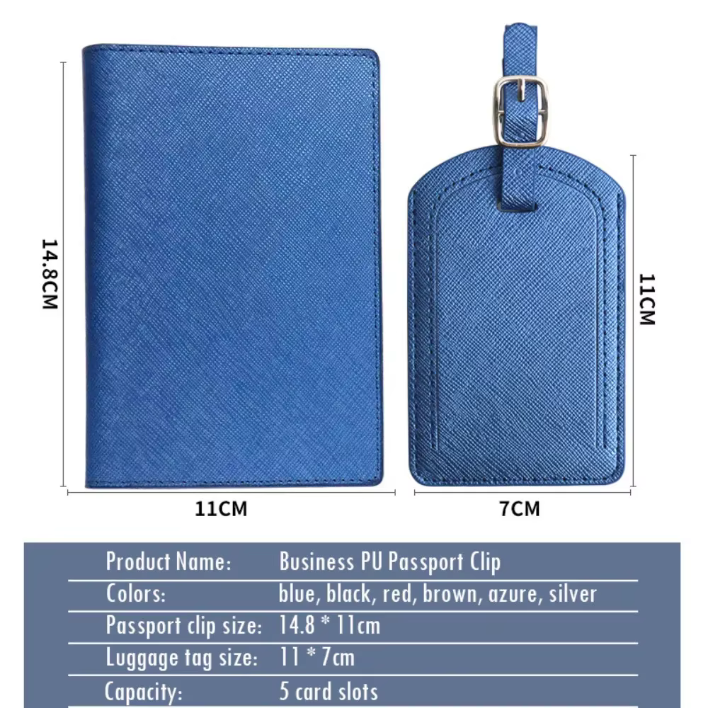 Étui porte-passeport de voyage photo personnalisé pour hommes et femmes