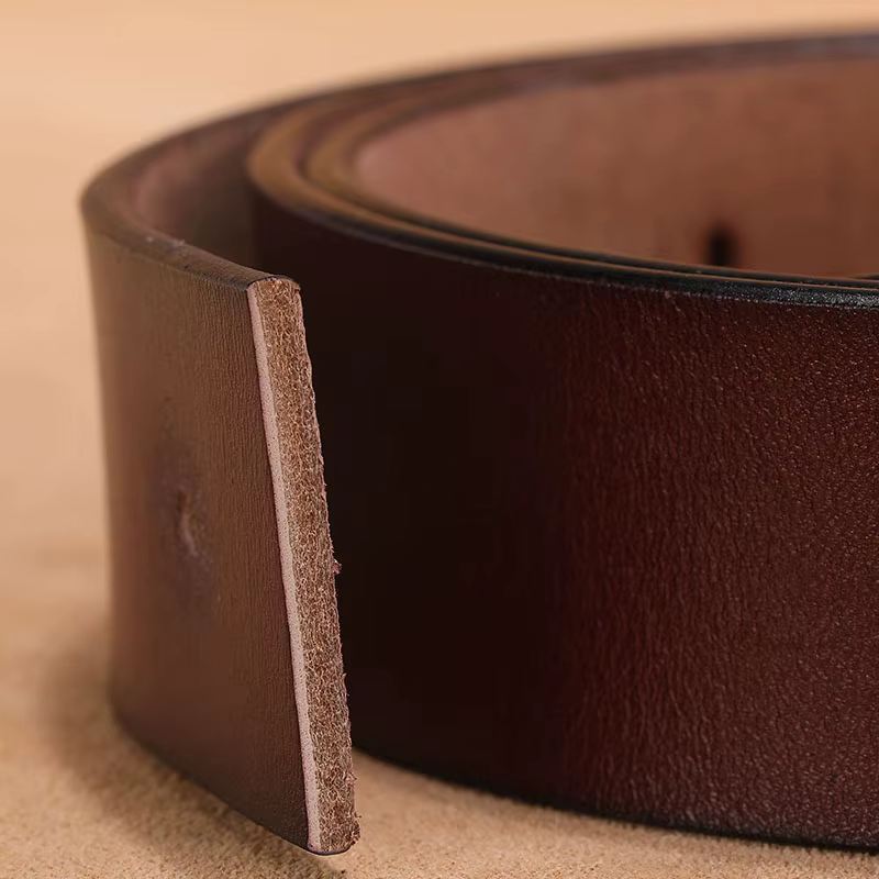 Ceinture rétro à boucle lisse pour hommes, surdimensionnée, en cuir de vache pur avec lettres, de styliste, de haute qualité, nouvelle collection