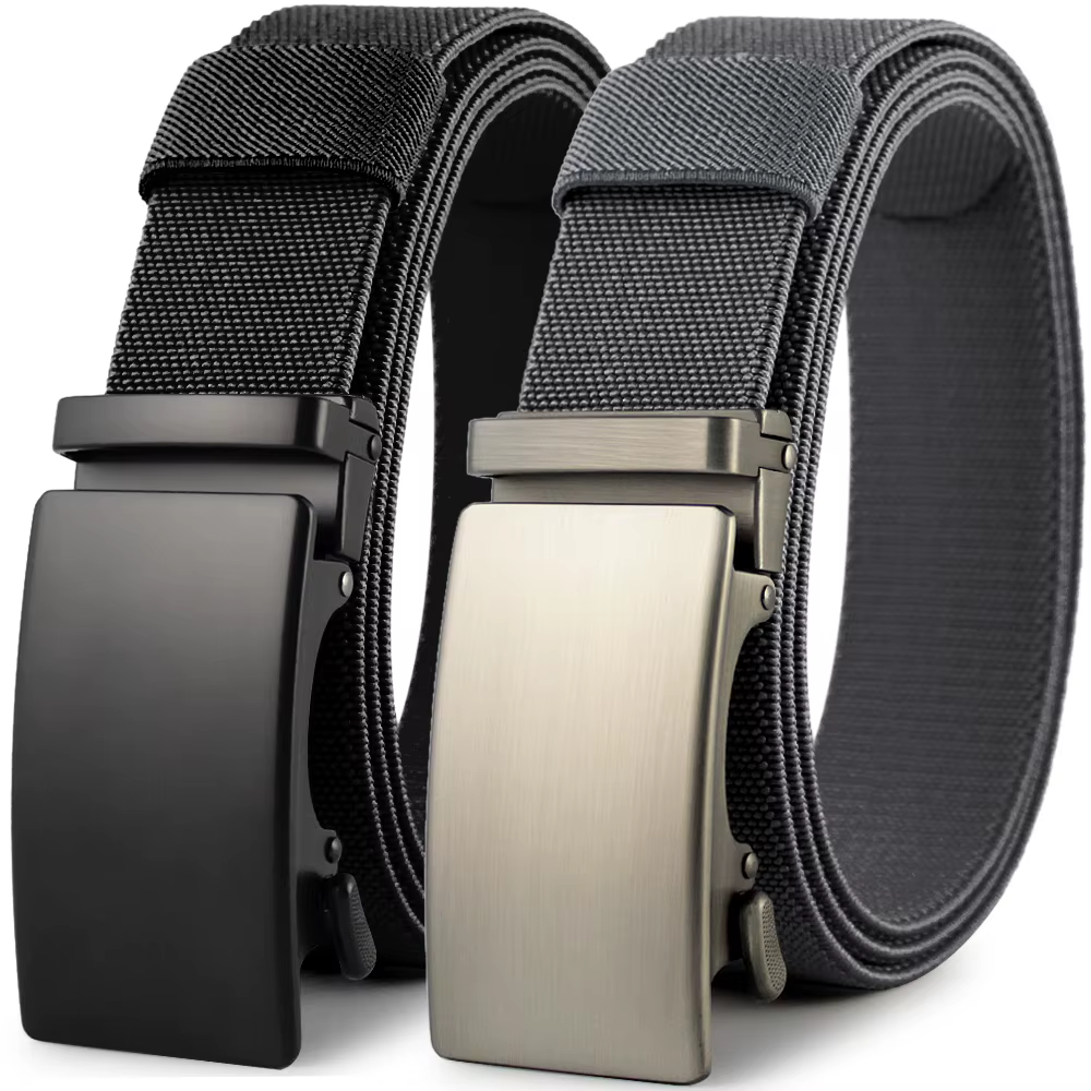 Ceinture élastique en métal pour hommes