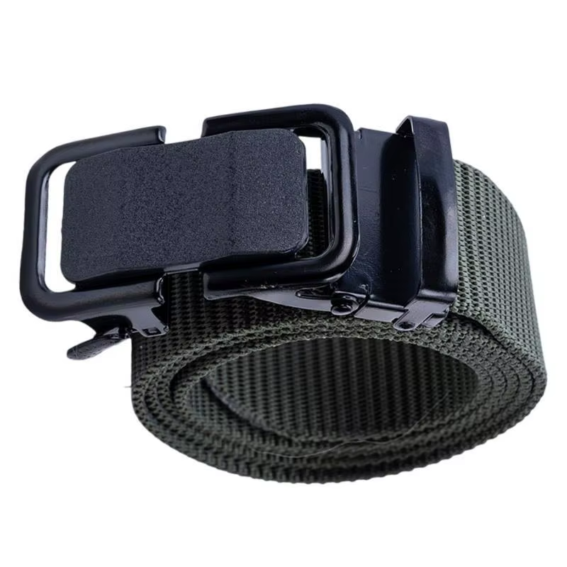 Ceinture tissée à boucle automatique 39BD pour hommes