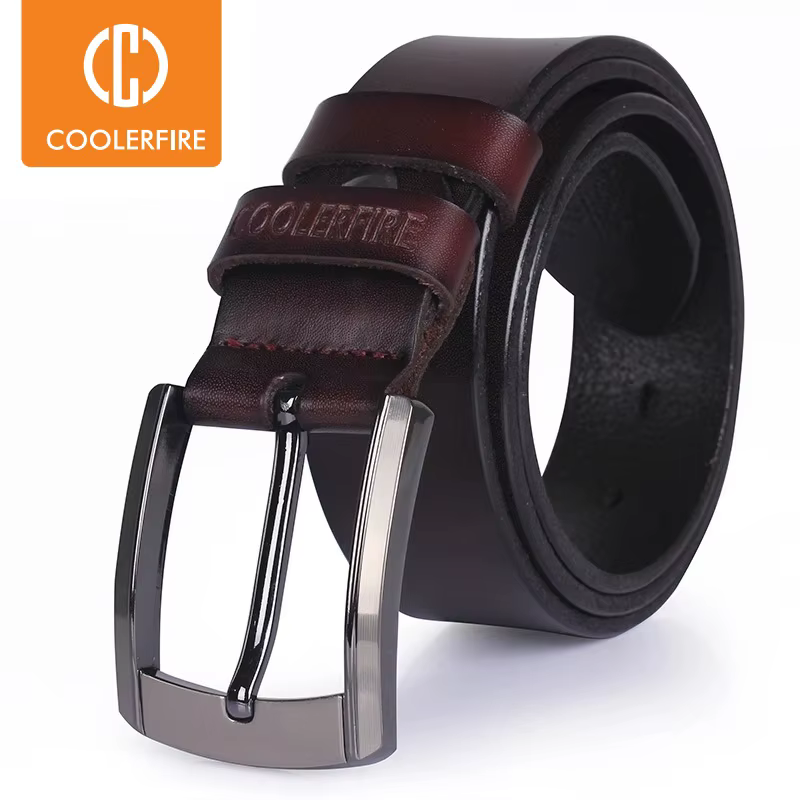 Ceinture en cuir véritable de haute qualité pour hommes