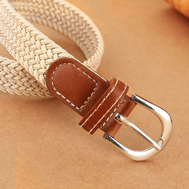 Ceinture élastique et tissée pour femme