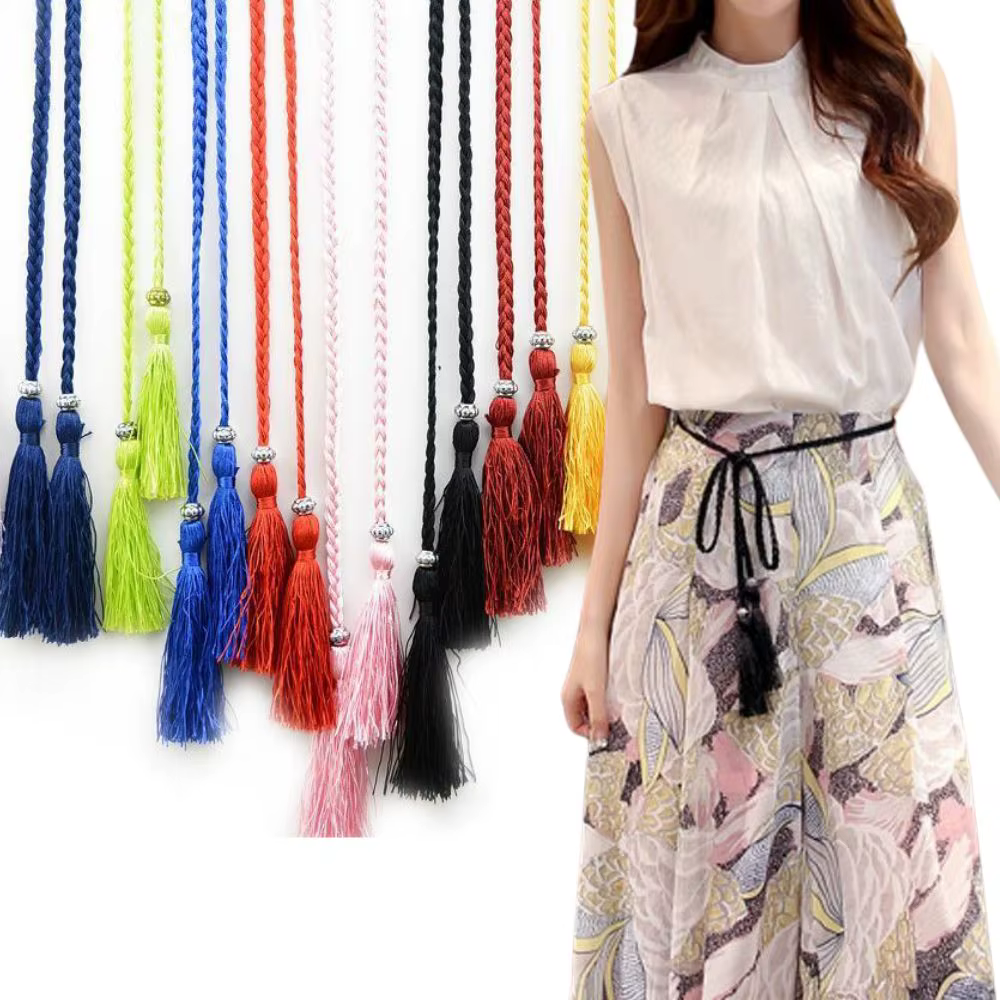 Ceinture tressée pour femme