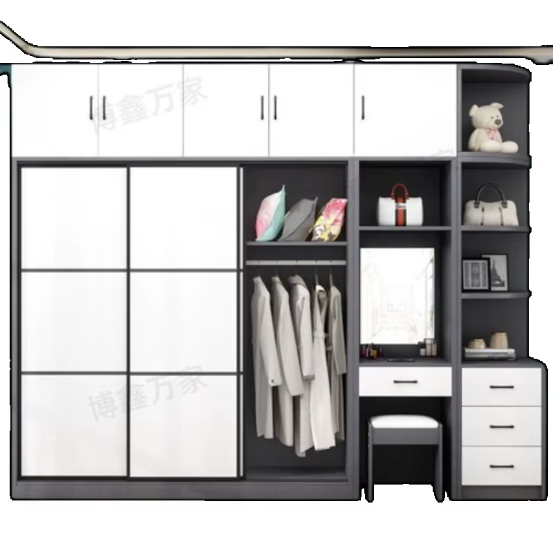 Armoire de rangement moderne pour femmes, placard européen pour chambre à coucher, organisateur de garde-robe en bois, meuble Schlaf zimmer Schrankhotel
