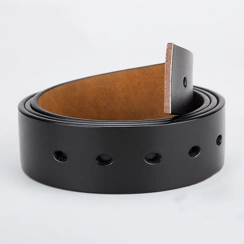 Ceinture en cuir véritable pour hommes