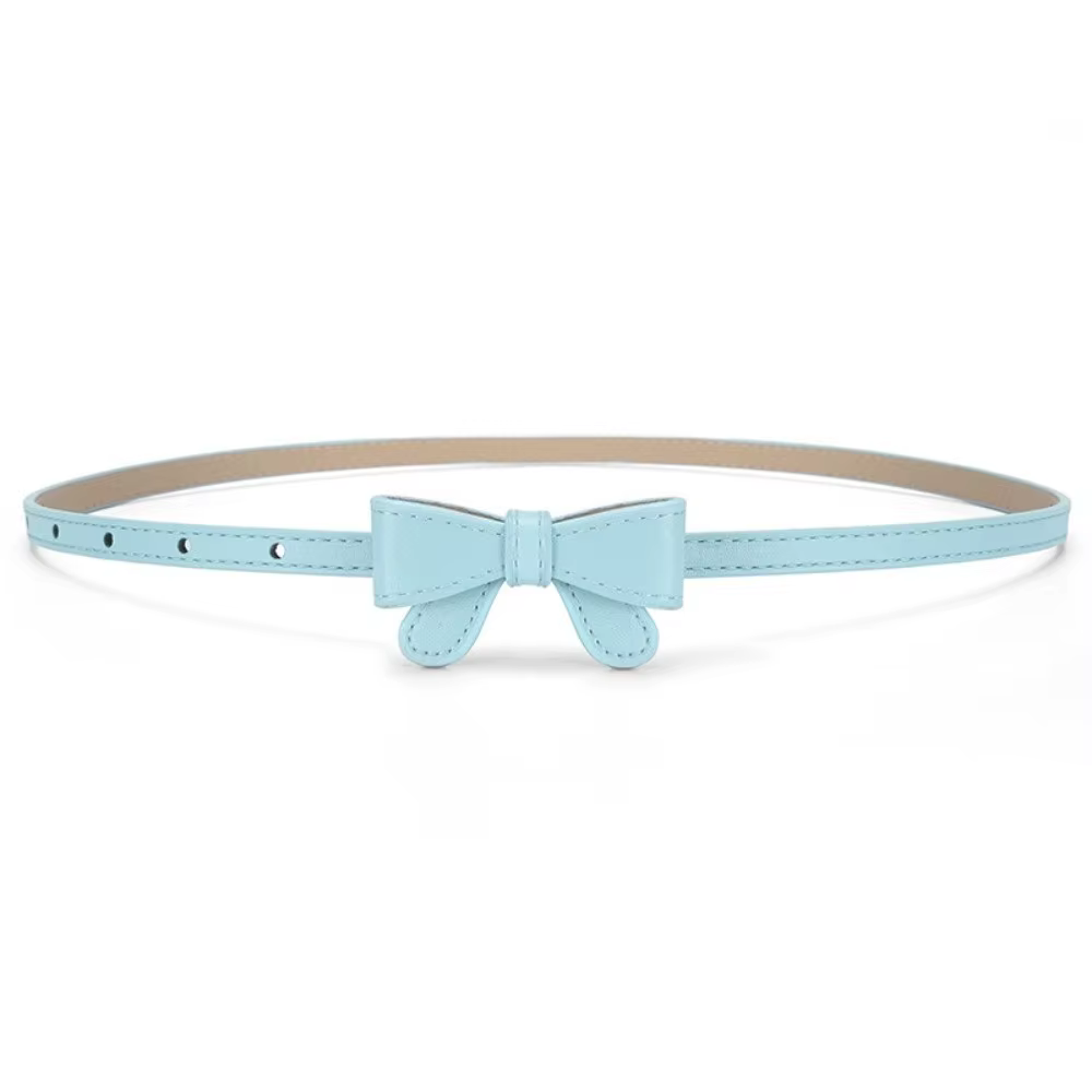 Ceinture en cuir à nœud papillon