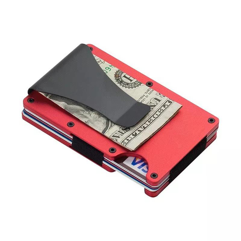 Portefeuille minimaliste pour hommes et femmes - Portefeuille RFID fin
