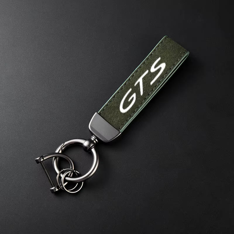 Porte-clés en cuir suédé de haute qualité