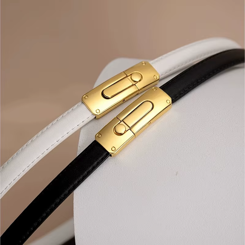 Ceinture fine et élégante de styliste pour femmes