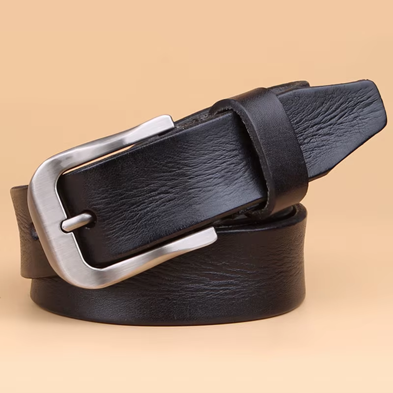 2.8CM ceinture de créateur femmes de haute qualité pleine fleur 100% véritable peau de vache