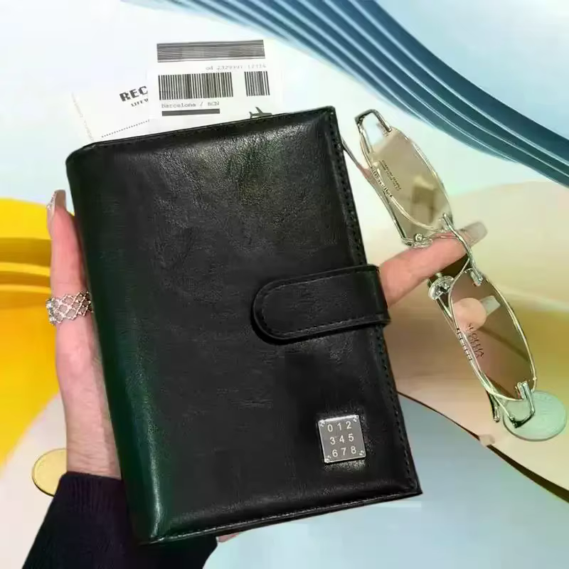 Portefeuille de passeport de voyage pour femmes et hommes