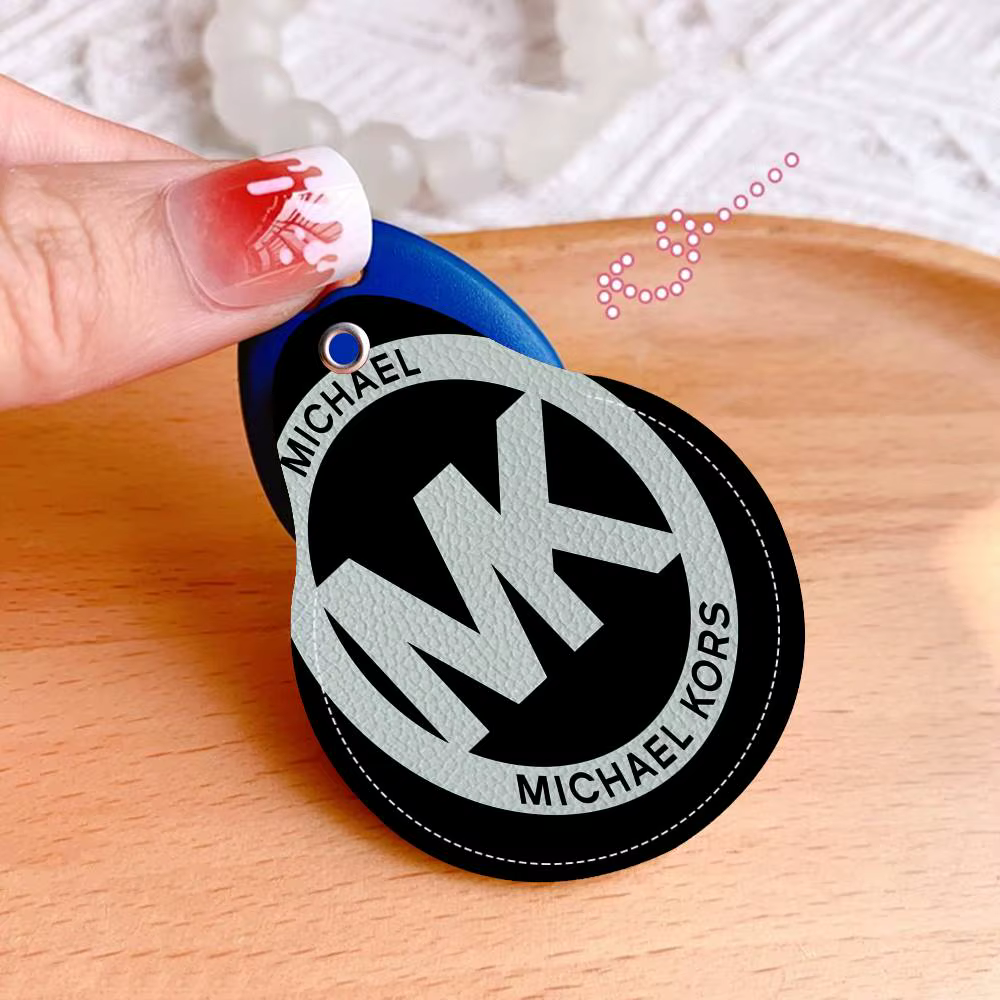 M-Michaels-Fashion-Kors 1 porte-cartes en cuir avec porte-clés en forme de goutte d'eau